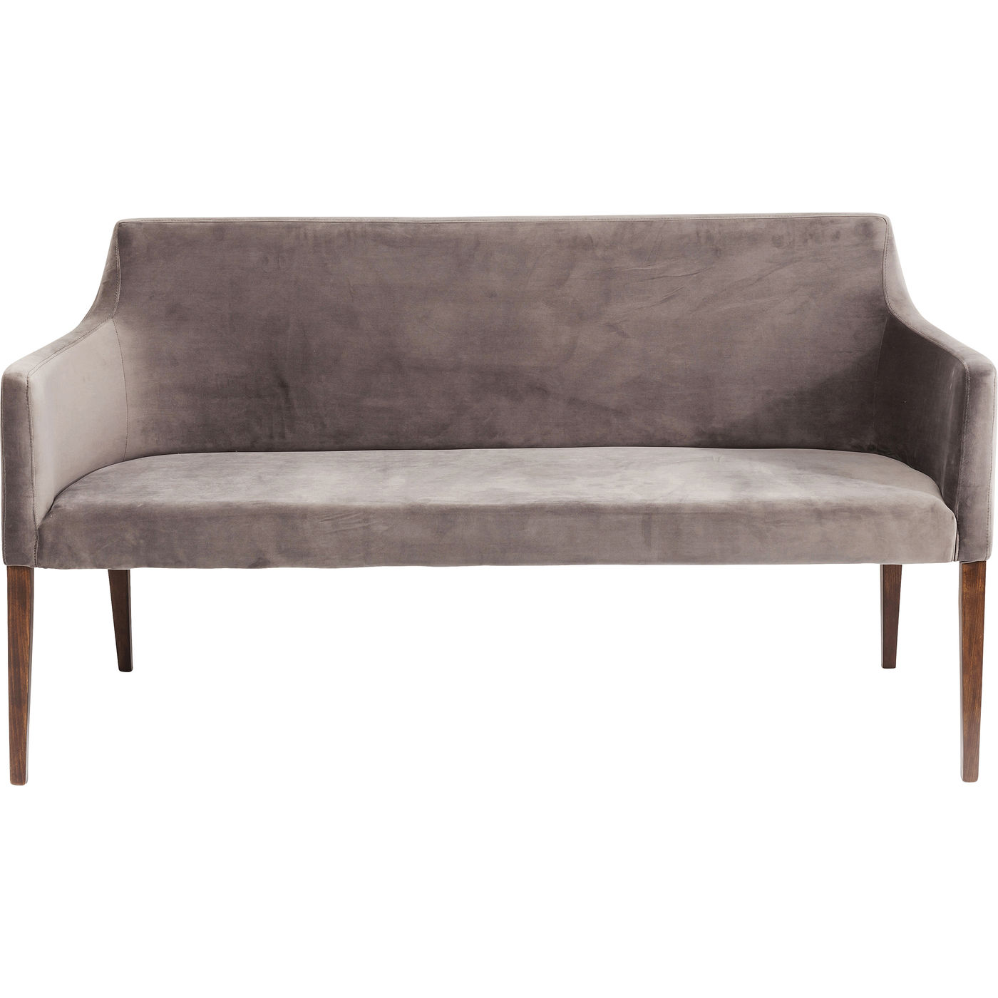 Bank Mode Velvet Grau