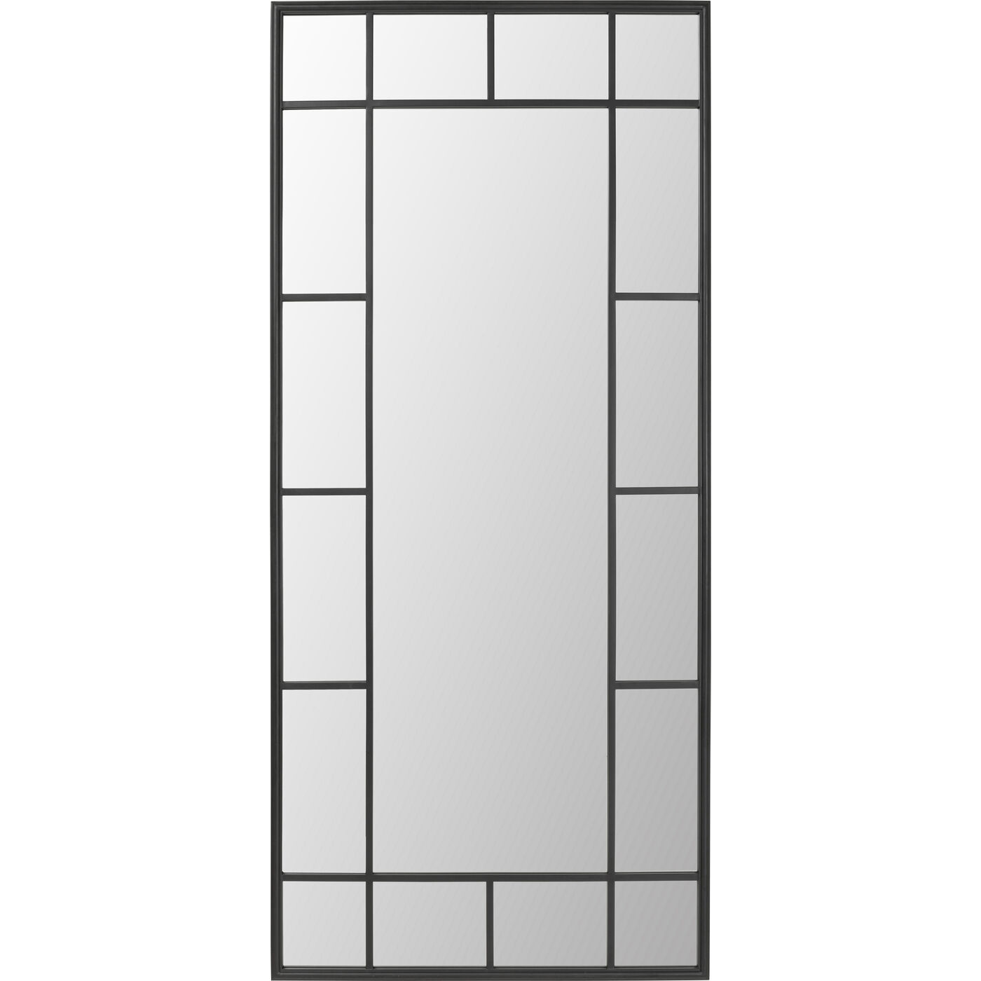 Spiegel Window Black 200x90cm