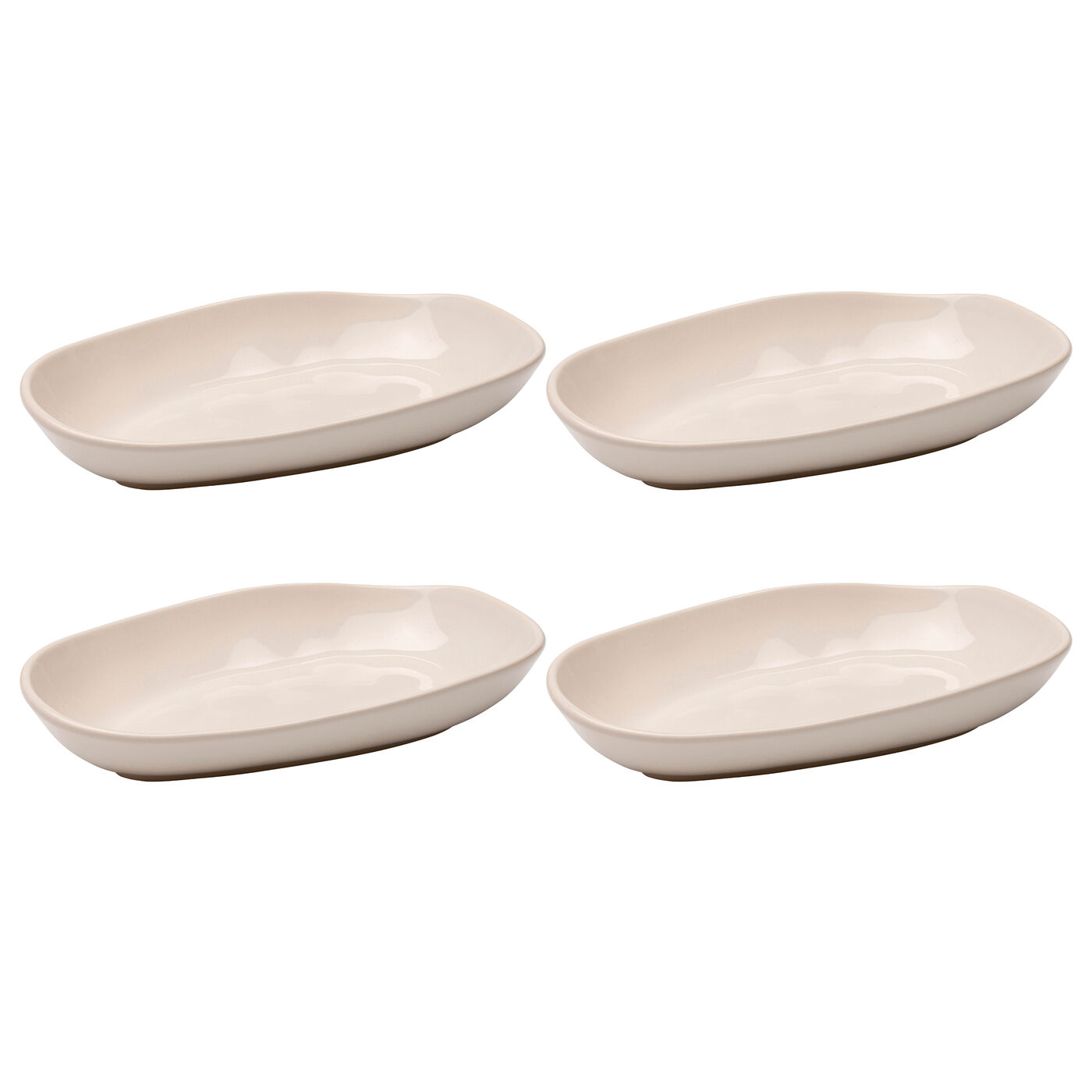 Teller Organic Creme 25cm (4/Set)
