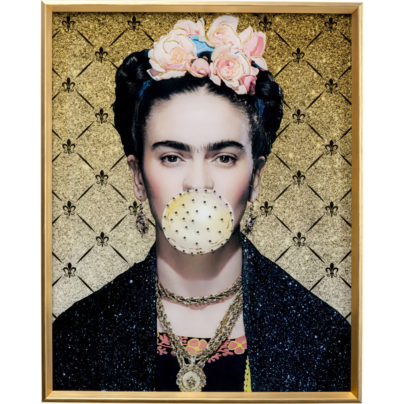 Gerahmtes Bild Muse Bubble Artist 80x120cm