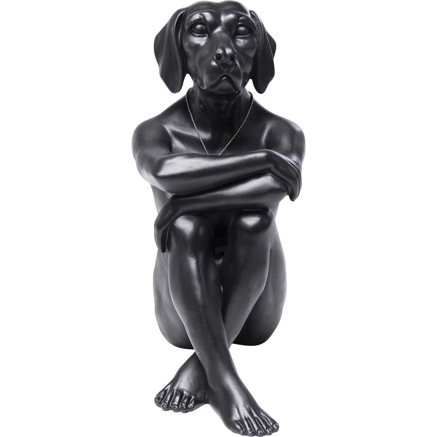 Deko Figur Dog Marc Schwarz