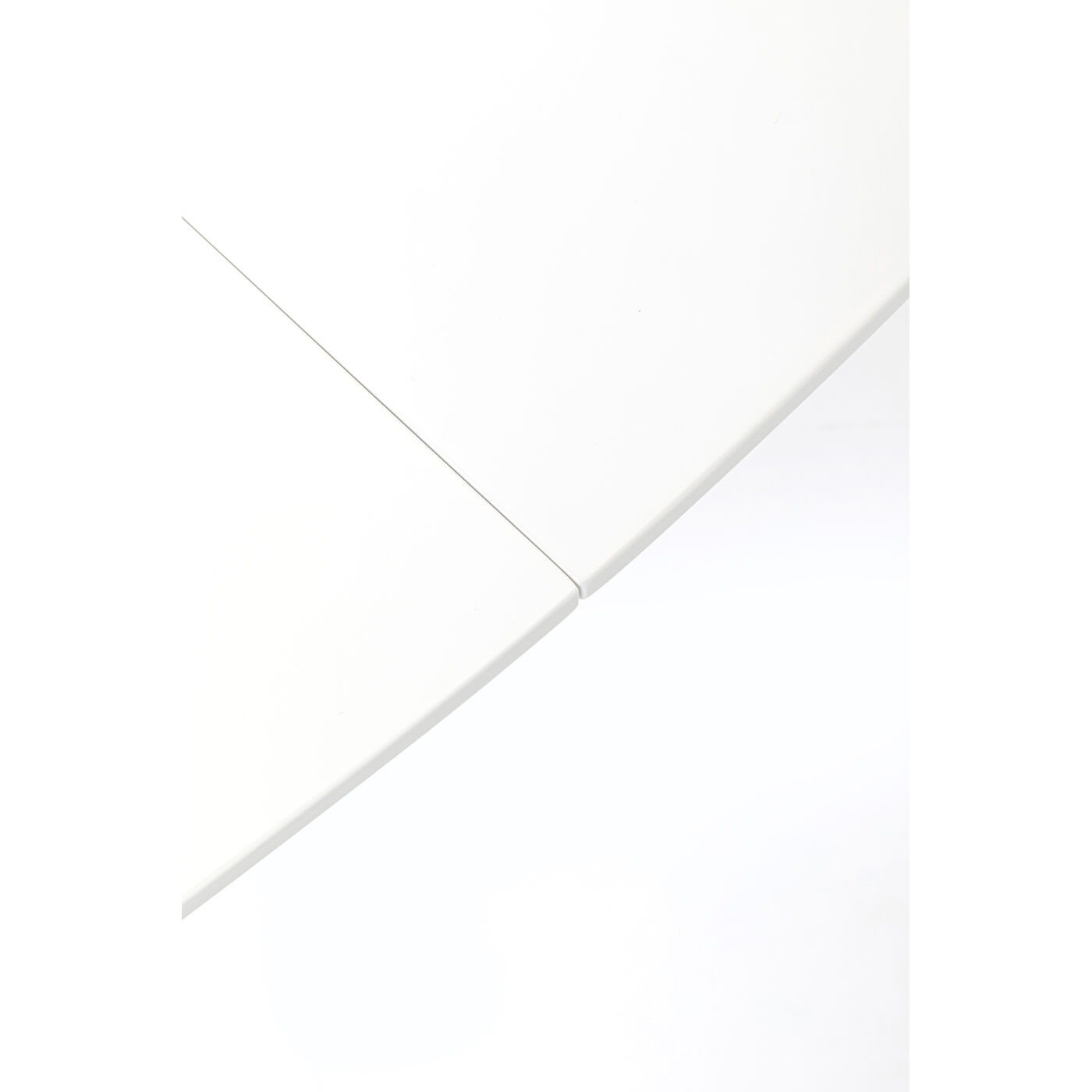 Ausziehtisch Benvenuto Weiß Glossy 200(50)x110cm