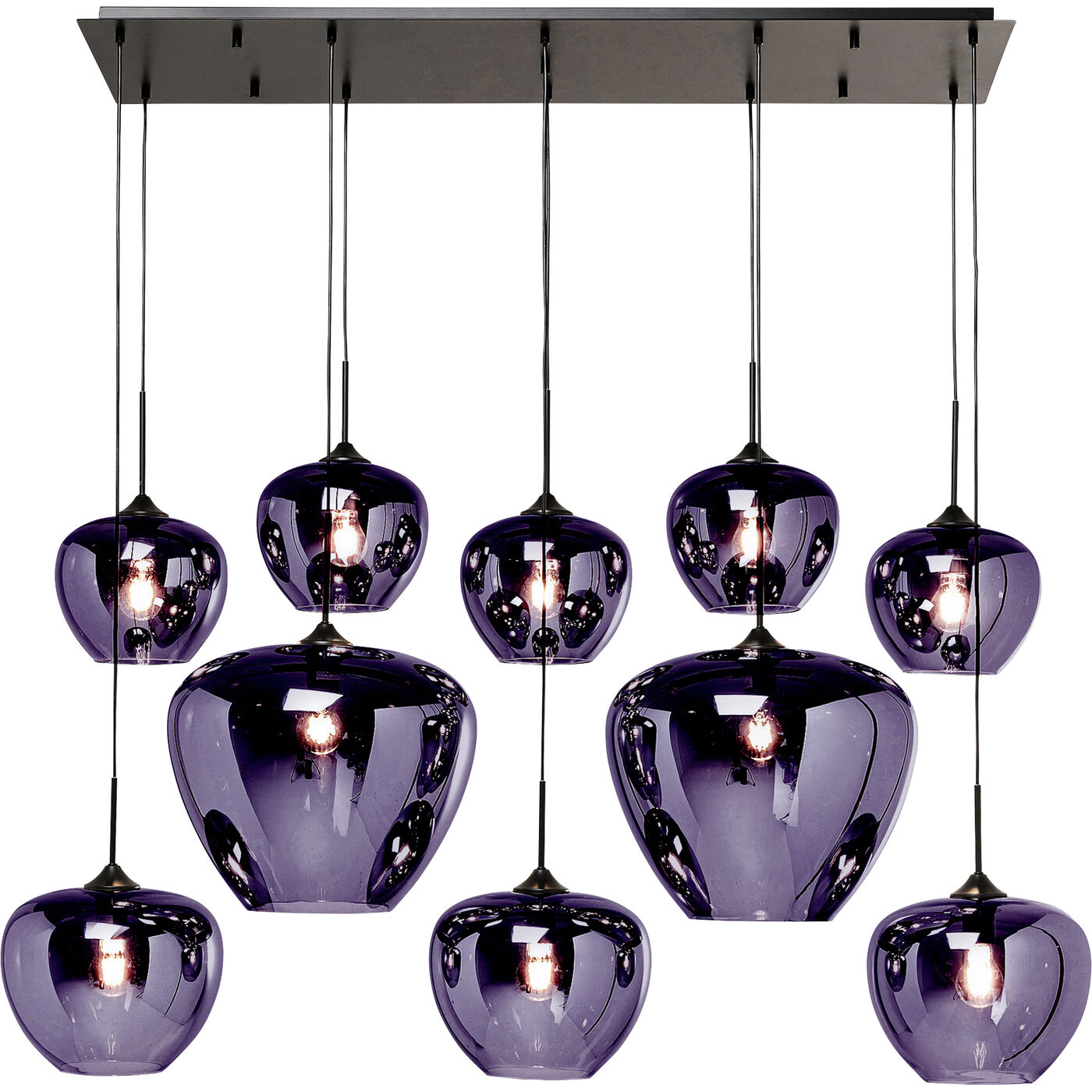 Hängeleuchte Sphere Night Blue Ten 160cm