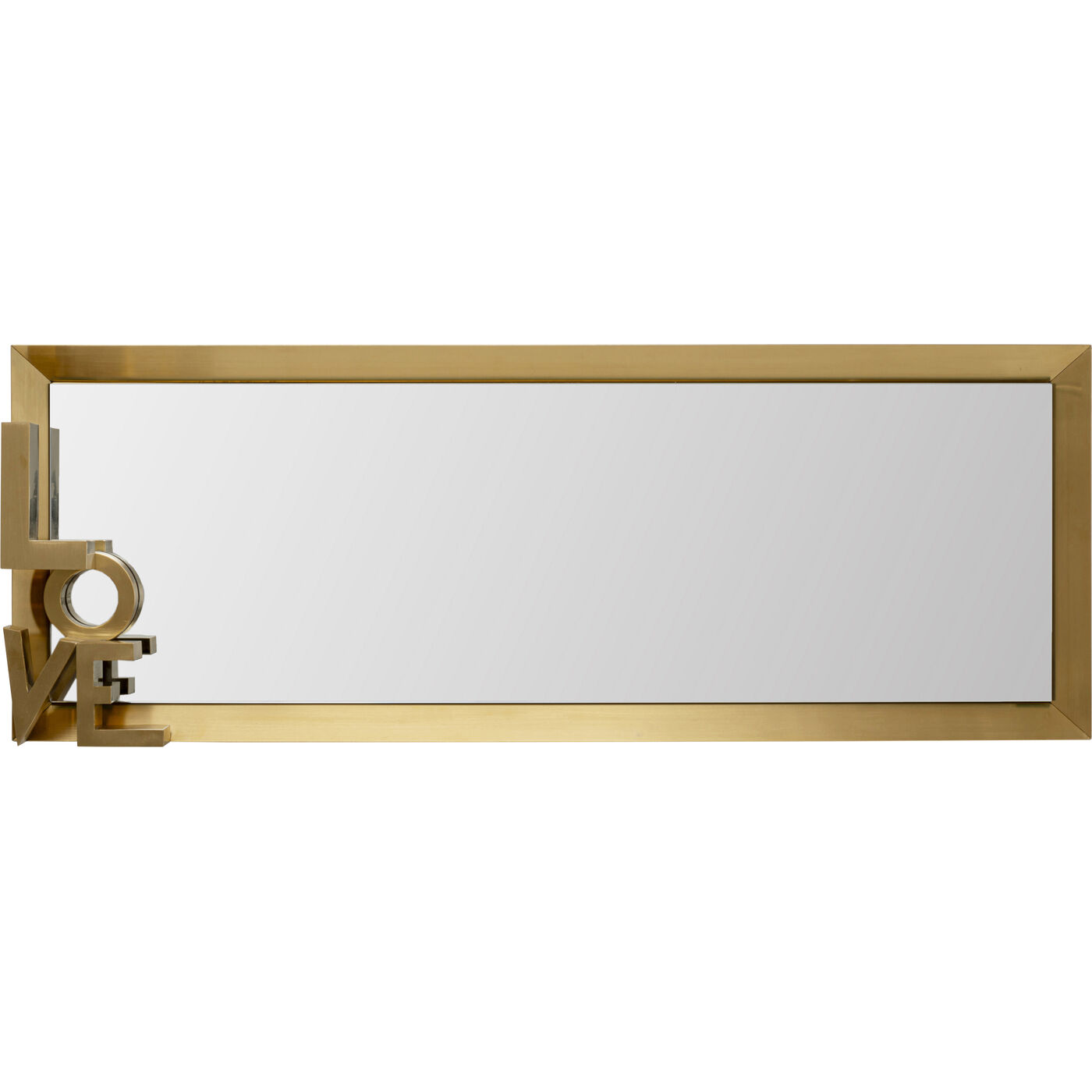 Wandspiegel Love Letters 3D 110x40cm