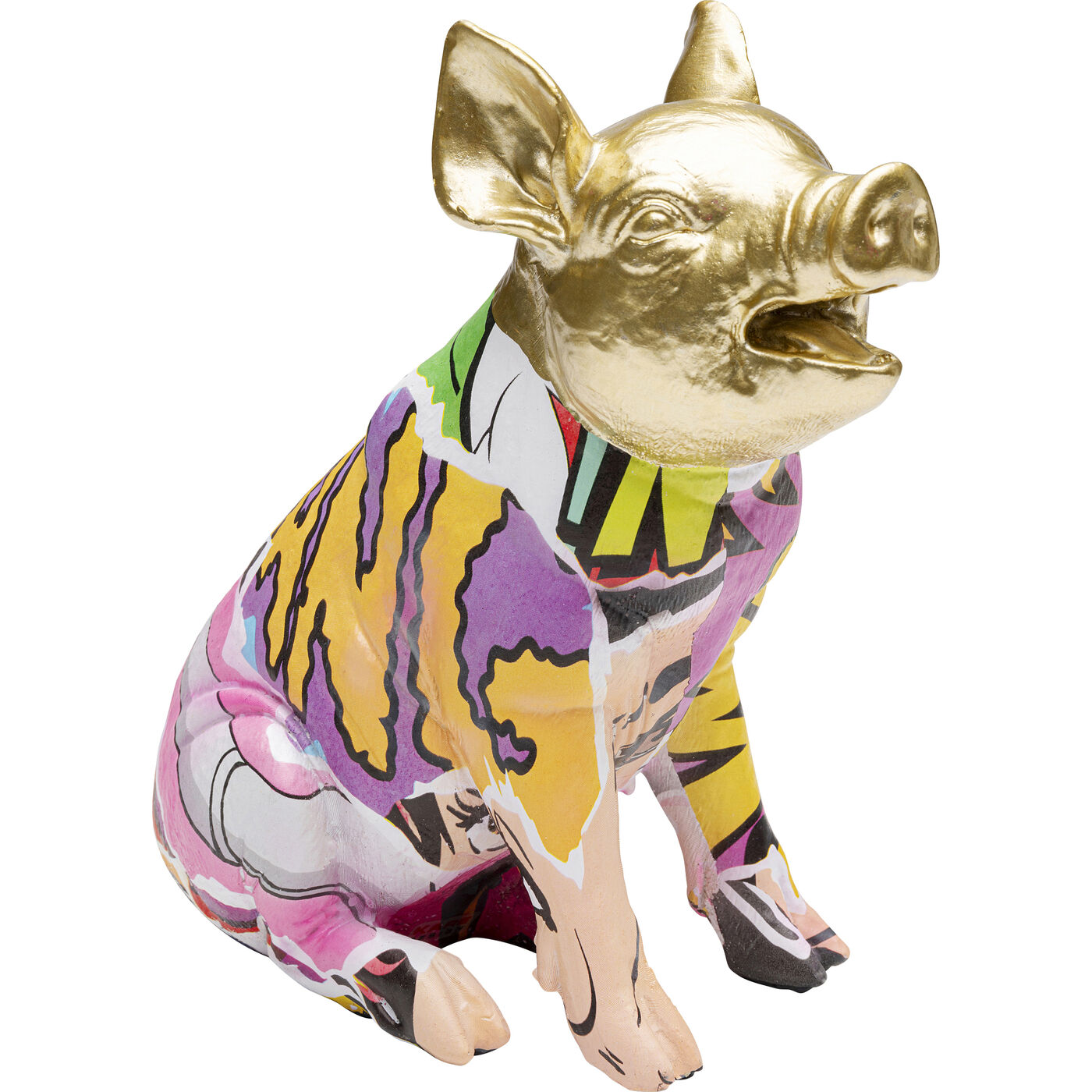 Deco Figurine Graffiti Pig 20cm