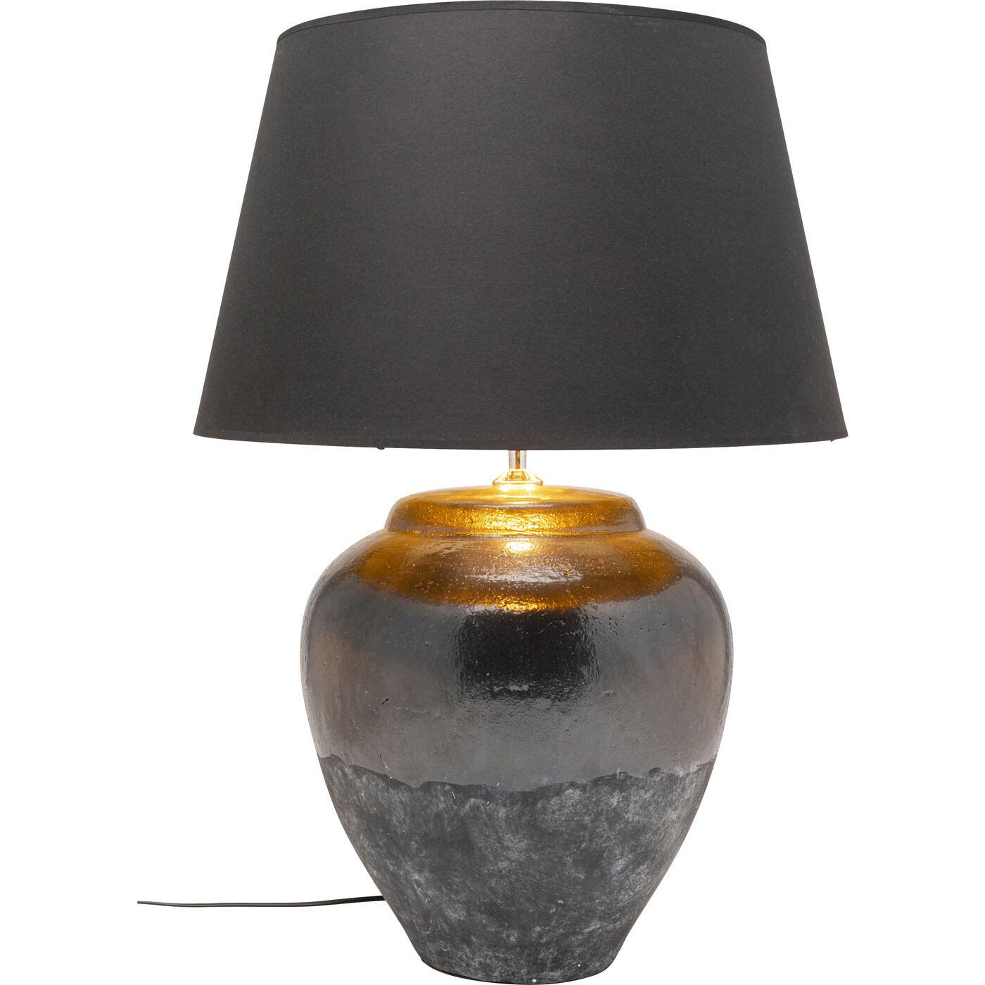 Lampada da tavolo Luma blu scuro 71cm