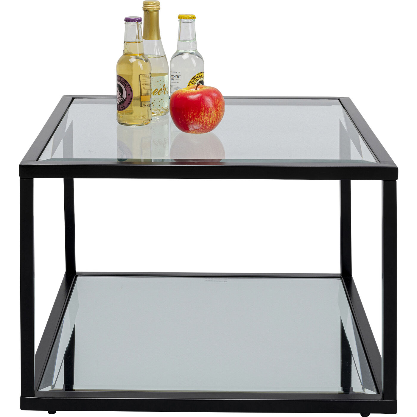 Beistelltisch Quadro Schwarz 50x50cm