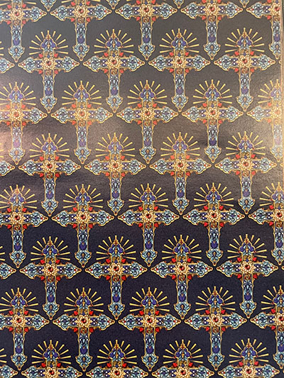 Plaid Seide - Croix victorienne