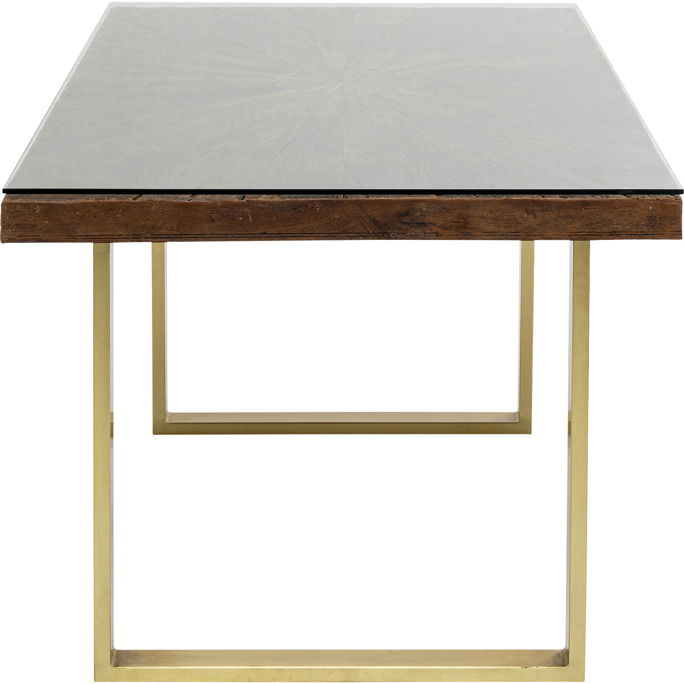 Tavolo Conley ottone 160x80