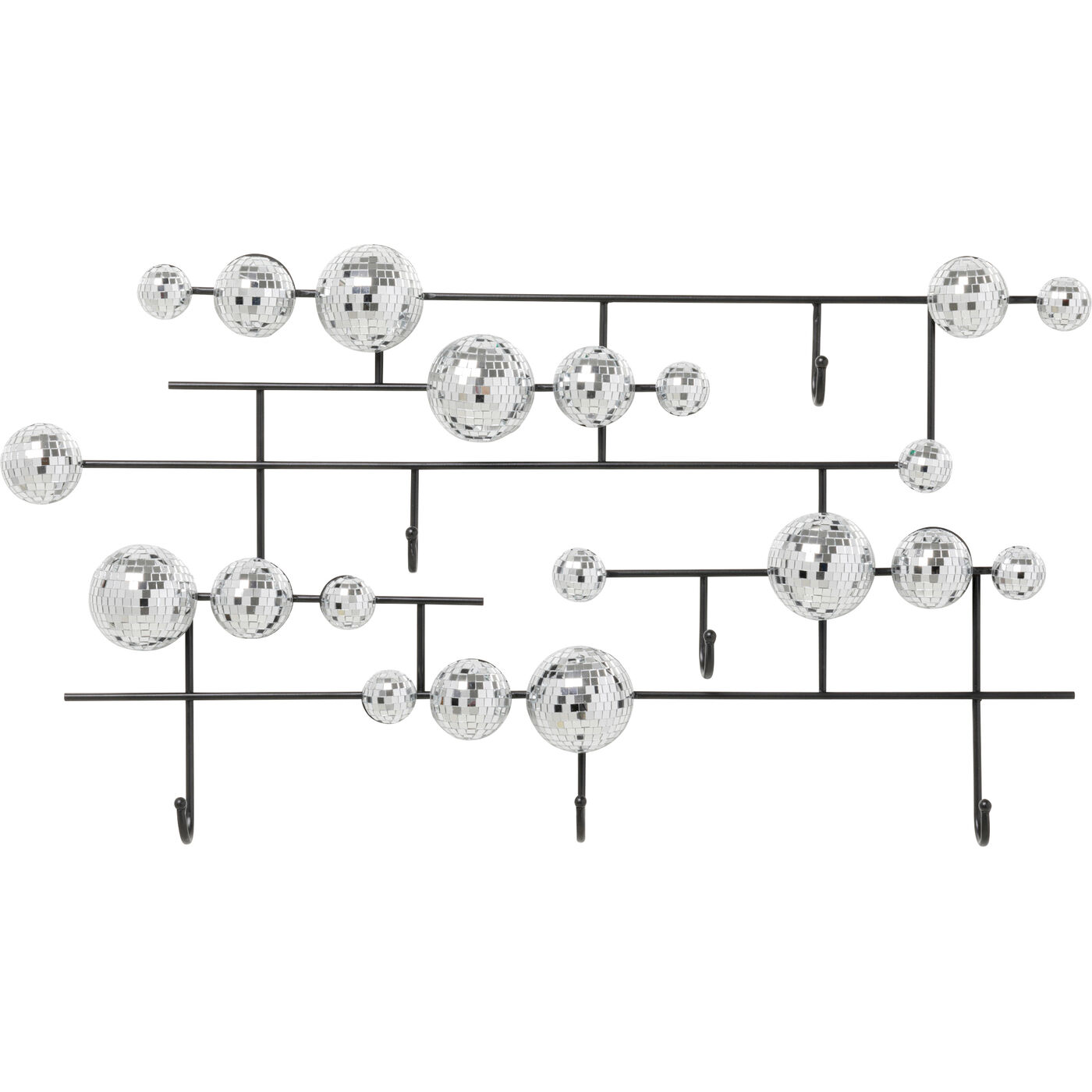 Wandgarderobe Disco Balls