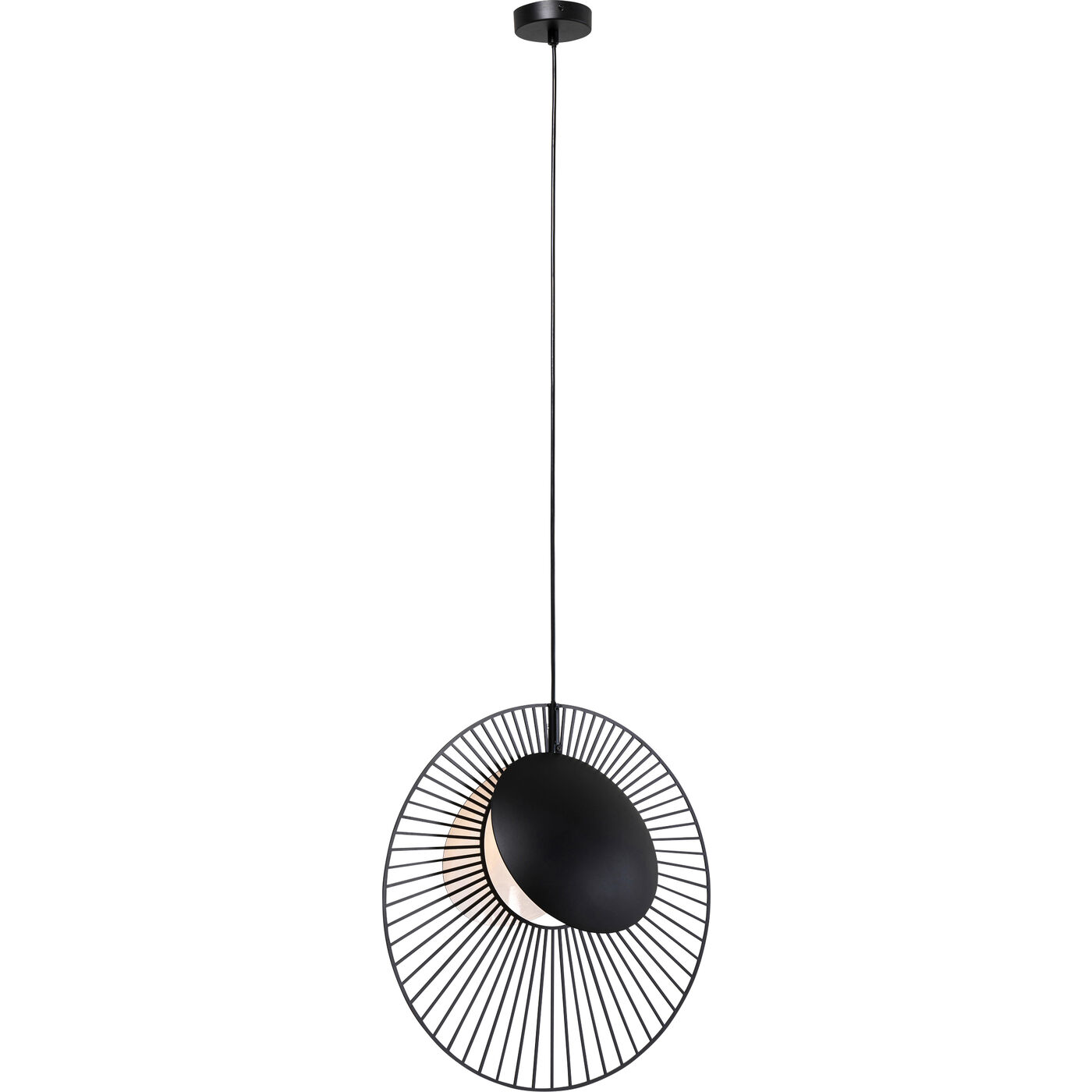 Suspension Wire noir Ø35cm