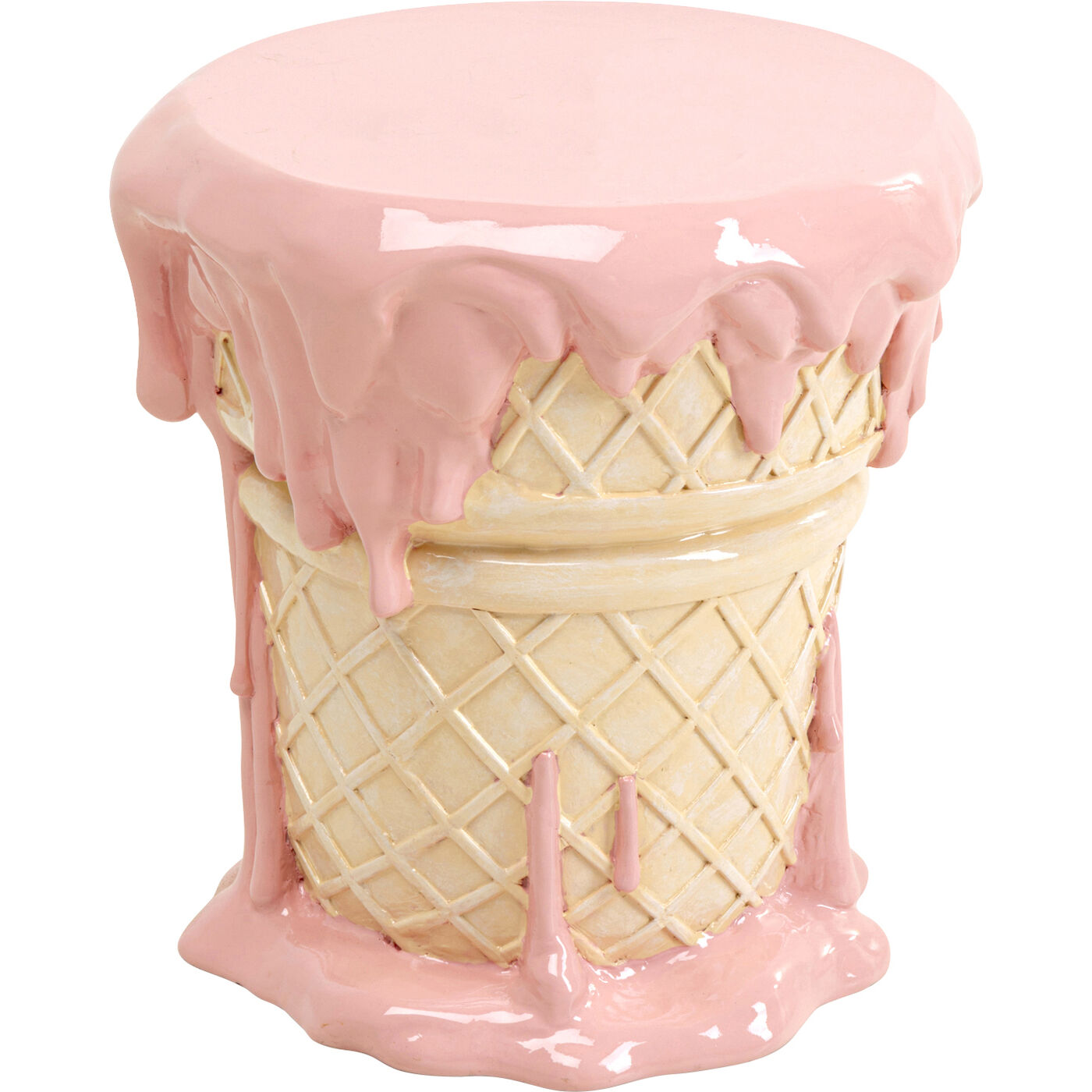 Hocker Ice Cream Pink Ø37cm