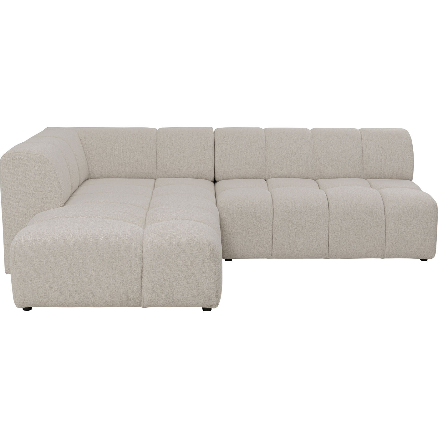 Ecksofa Belami Creme Links 265cm