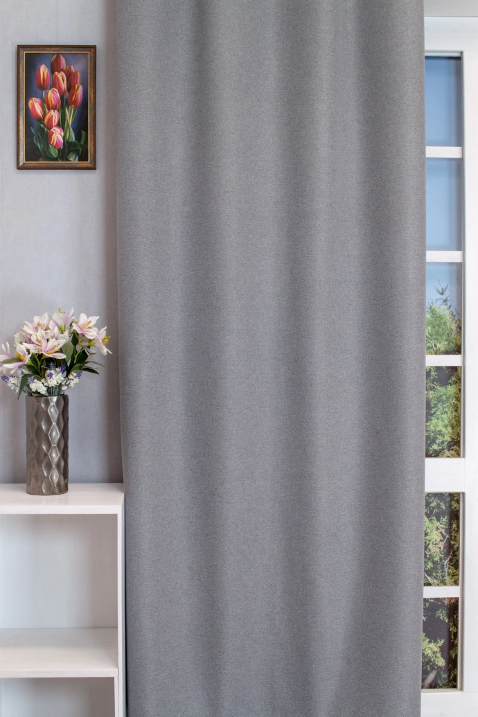 Sunstopper – Rideau occultant gris colombe, 100 % occultant