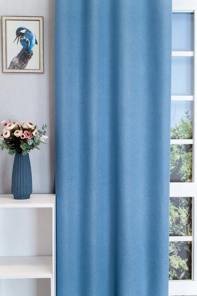 Super Blackout – Rideau occultant bleu denim