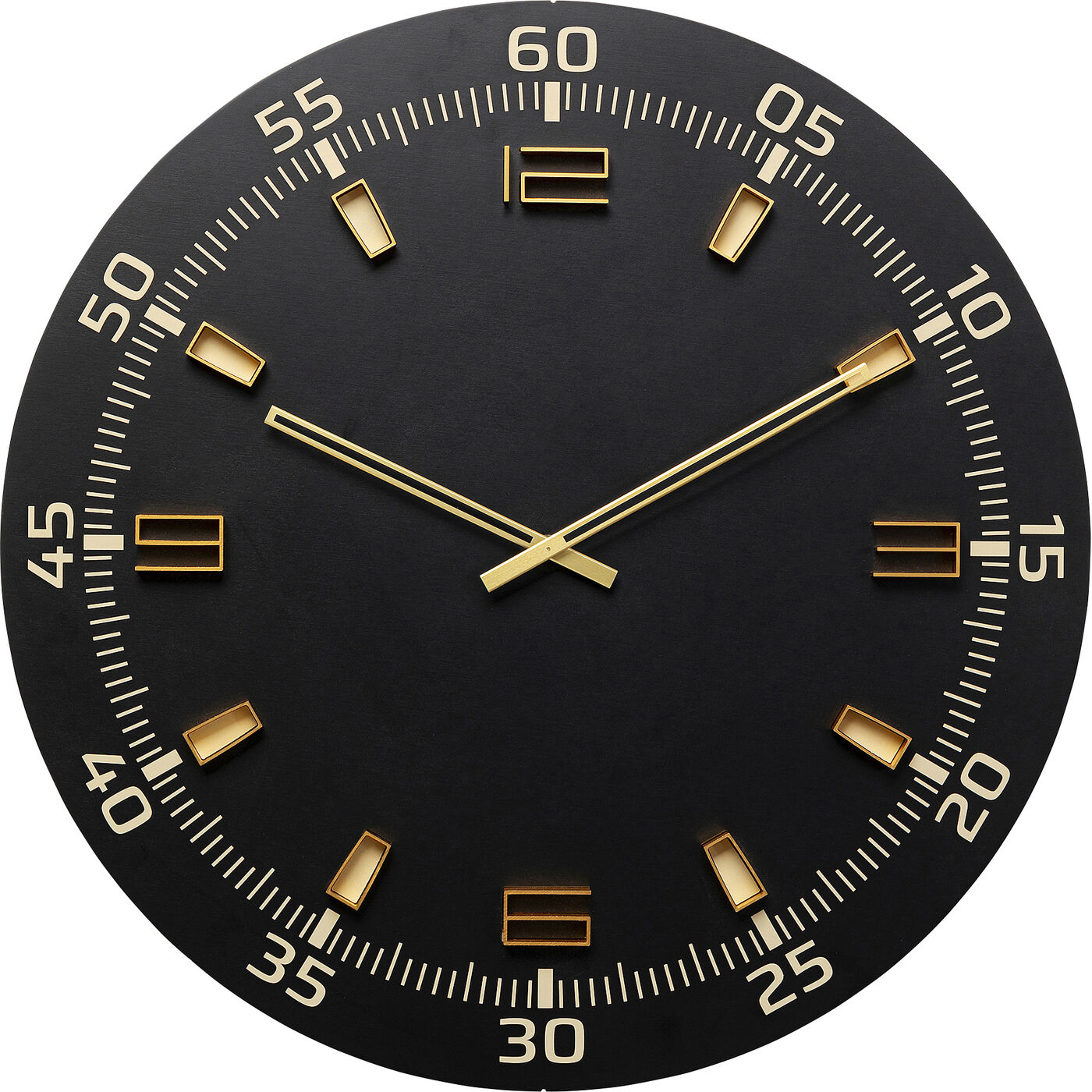 Wanduhr Milk Bar Schwarz Ø60cm