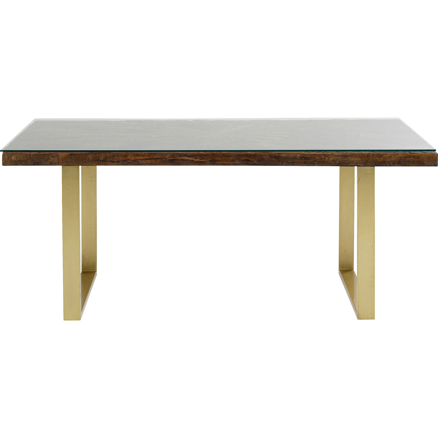 Tavolo Conley ottone 160x80