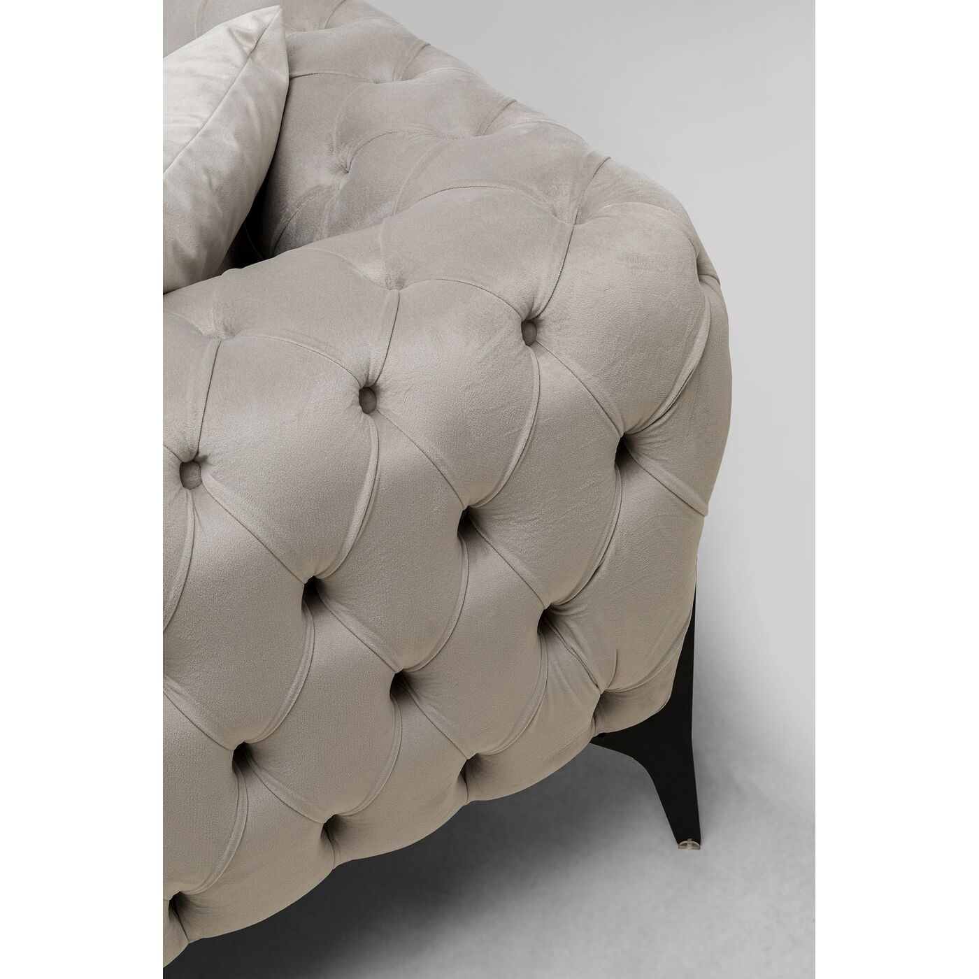 Ecksofa Bellissima Velvet Taupe Links