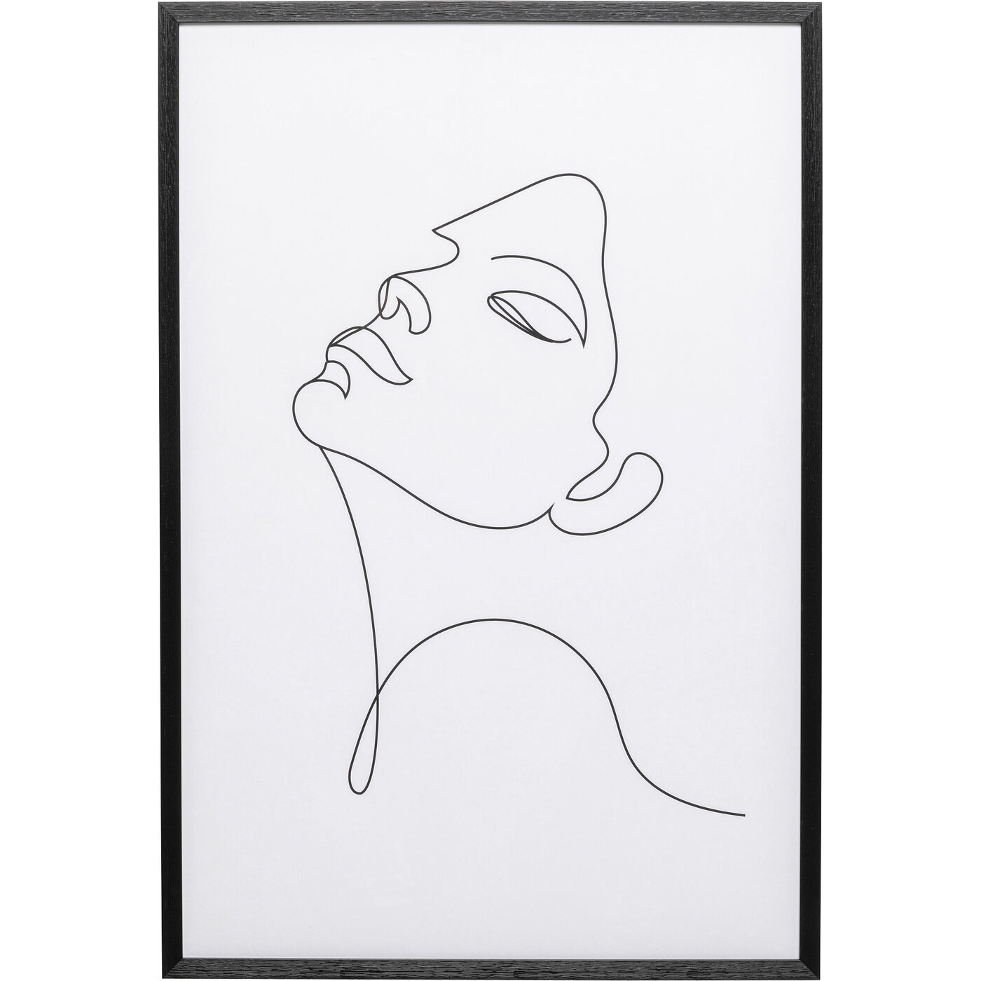 Gerahmtes Bild Drawing Lady 63x93cm
