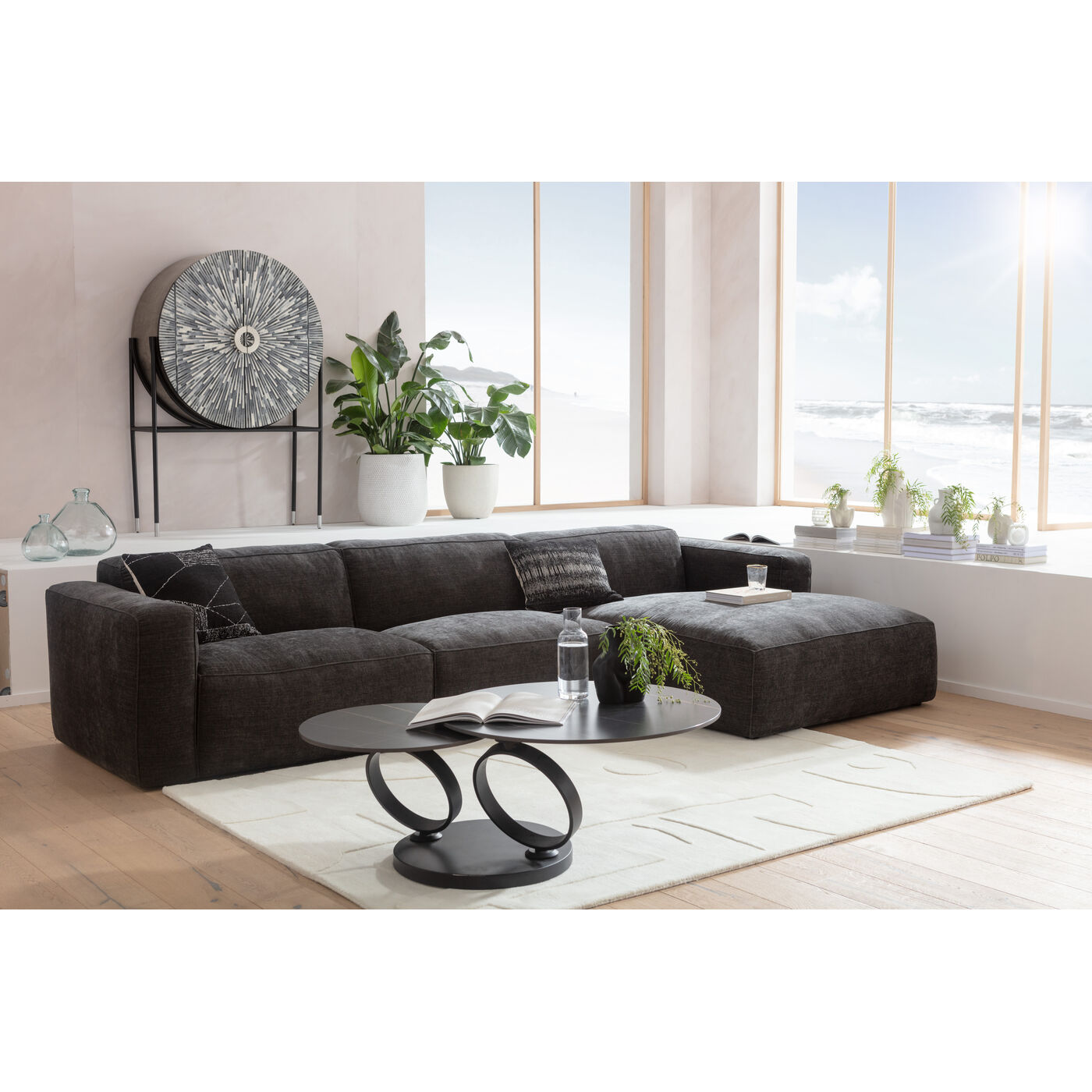 Henry Elements 3-Sitzer Grau Links