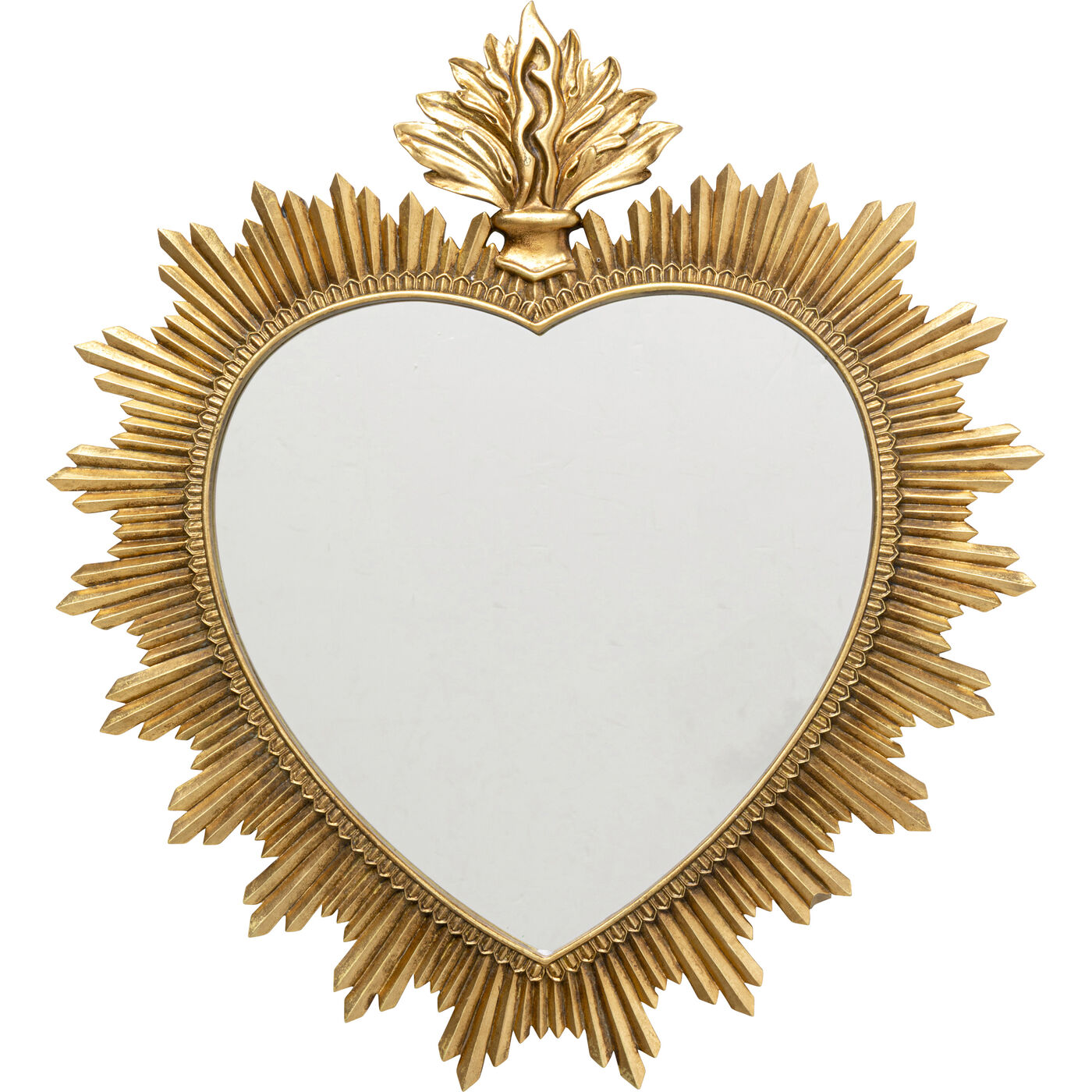 Wandobjekt Heart Mirror 49x54cm