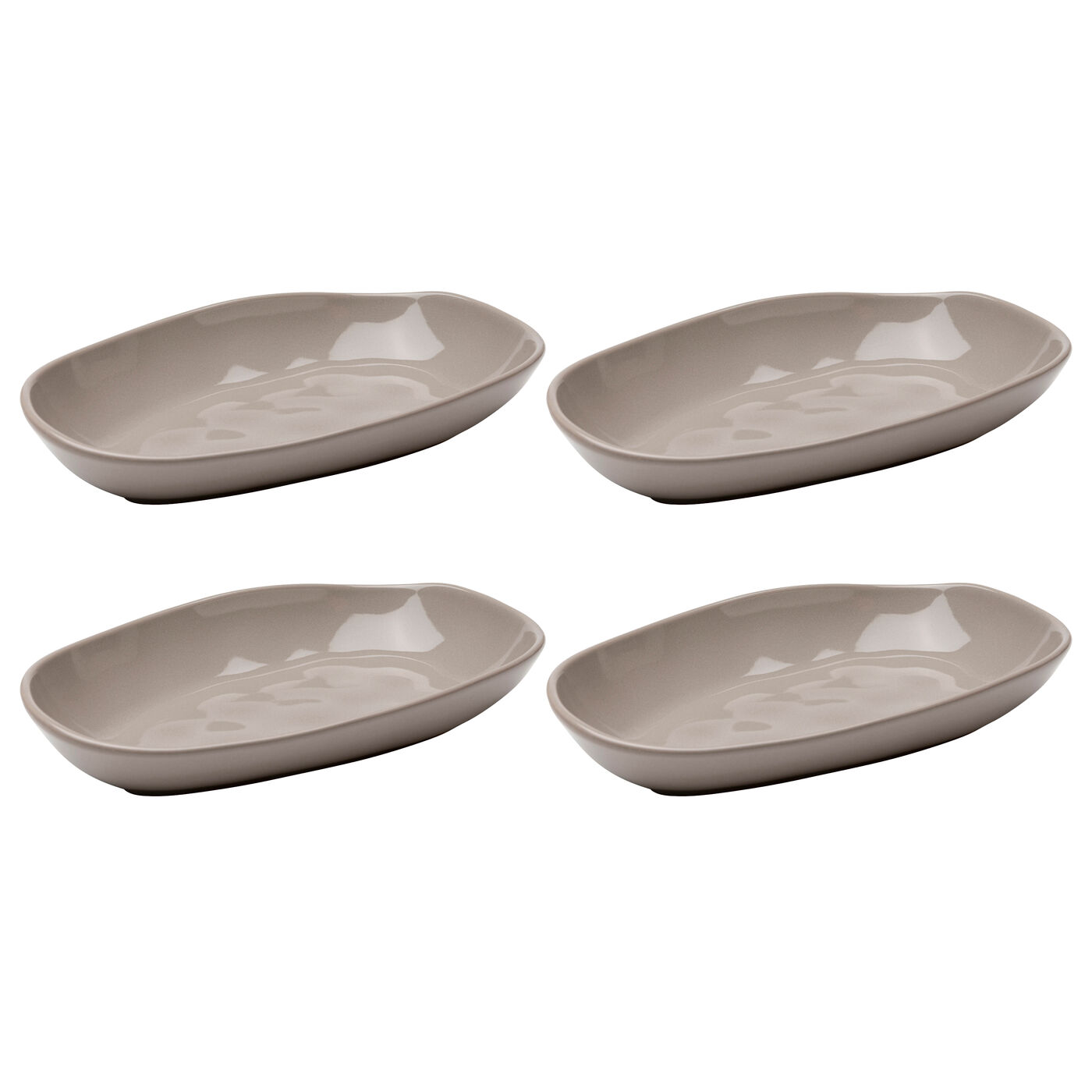 Teller Organic Grau 25cm (4/Set)