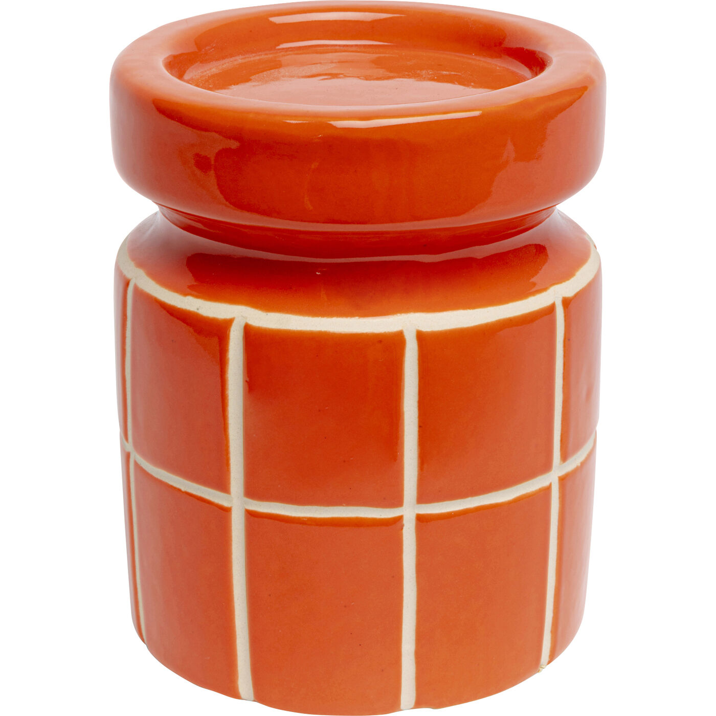 Kerzenständer Bliss Tile Orange 14cm