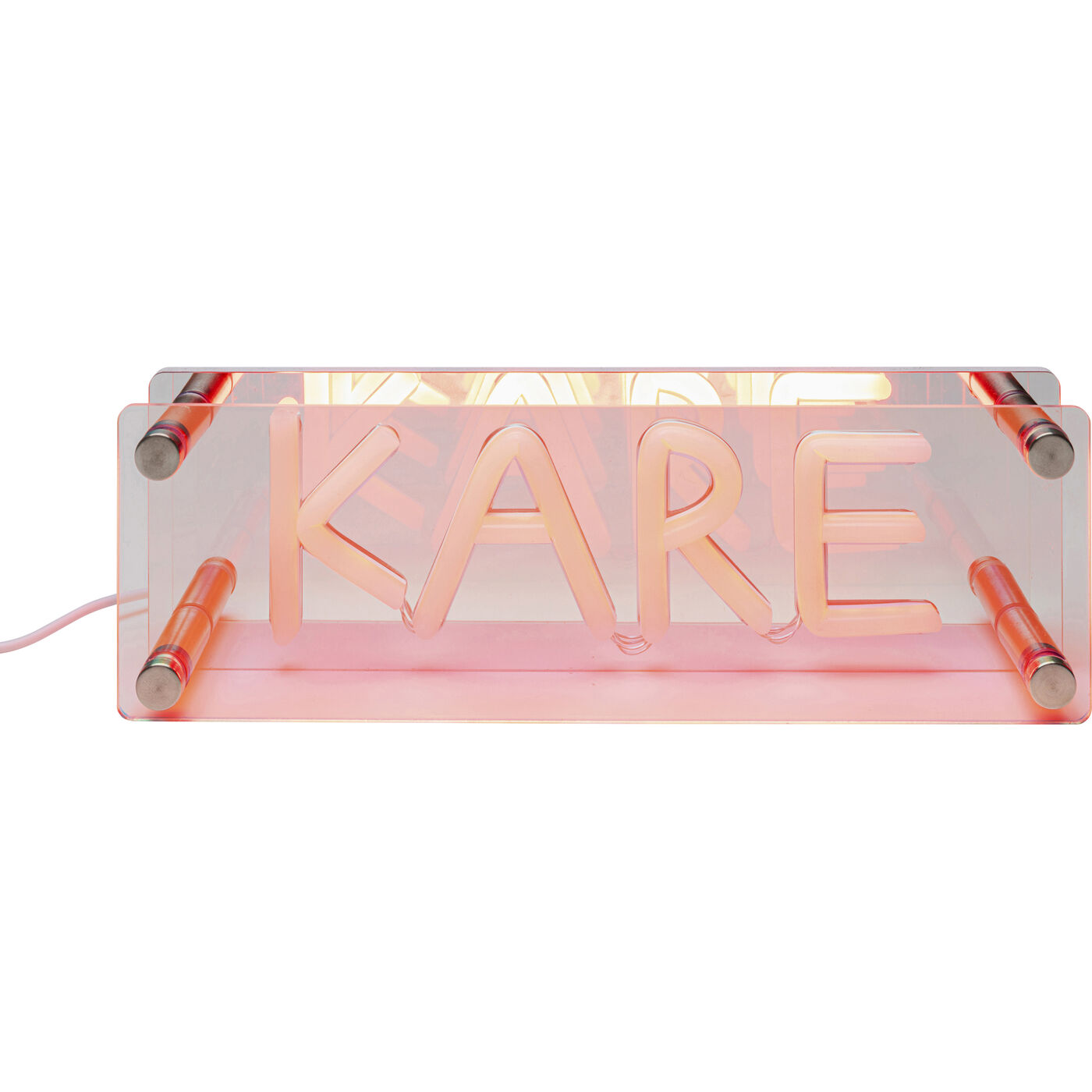 Tischleuchte LED Schrift KARE