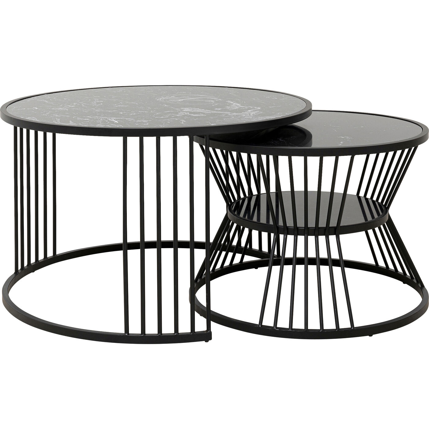 Coffee Table Roma Black (2/Set)