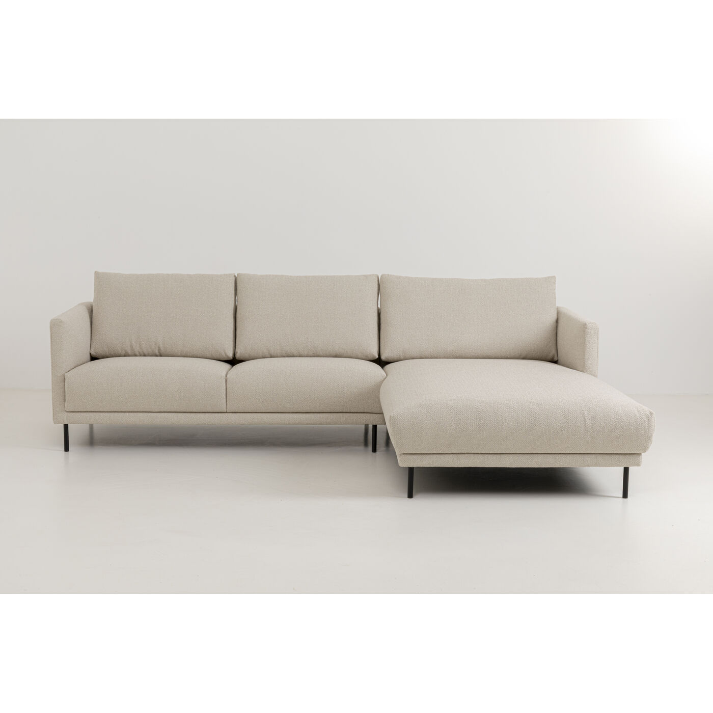 Freistil Ecksofa 133 Elfenbein Rechts