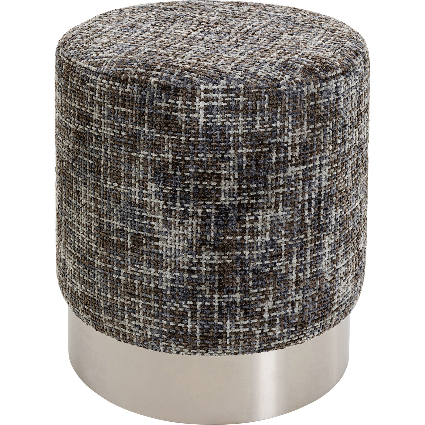 Hocker Berry High Silber Dunkelgrau Ø39cm