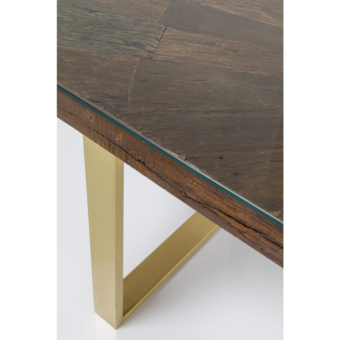 Tavolo Conley ottone 160x80