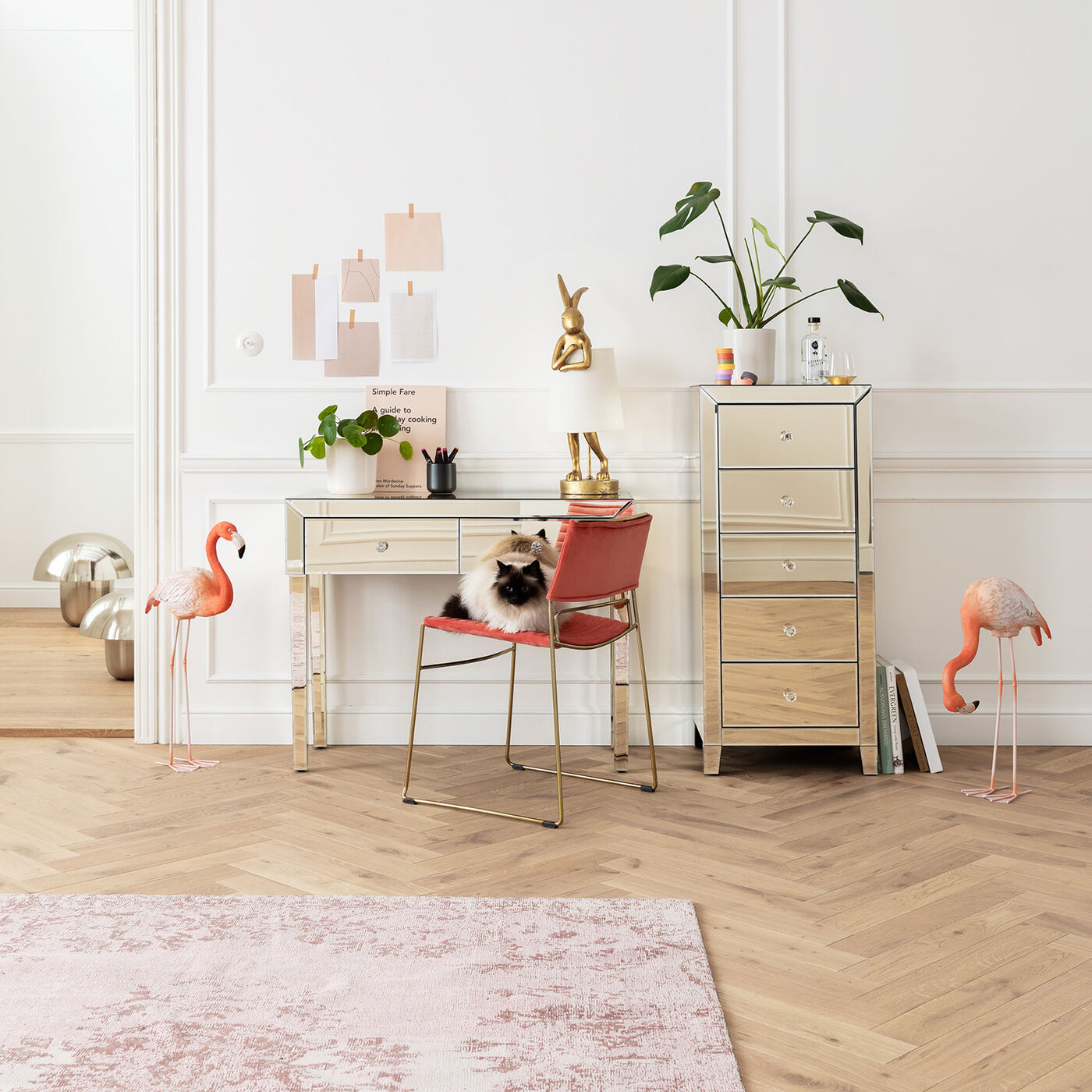 Highboard Luxury Pearl 5 Schübe
