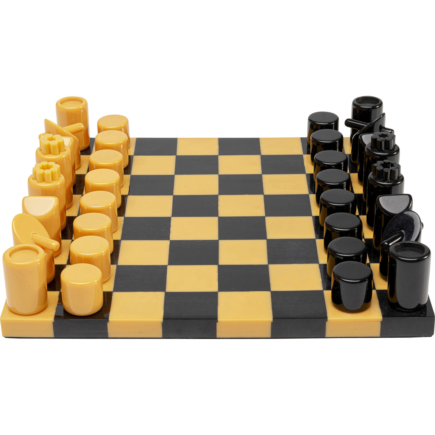 Deko Objekt Chess Focus Senf 26x26cm