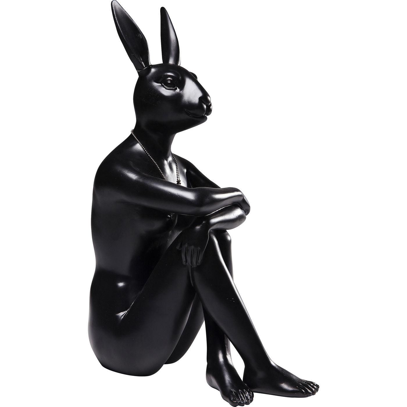 Deko Figur Rabbit Gillie Schwarz