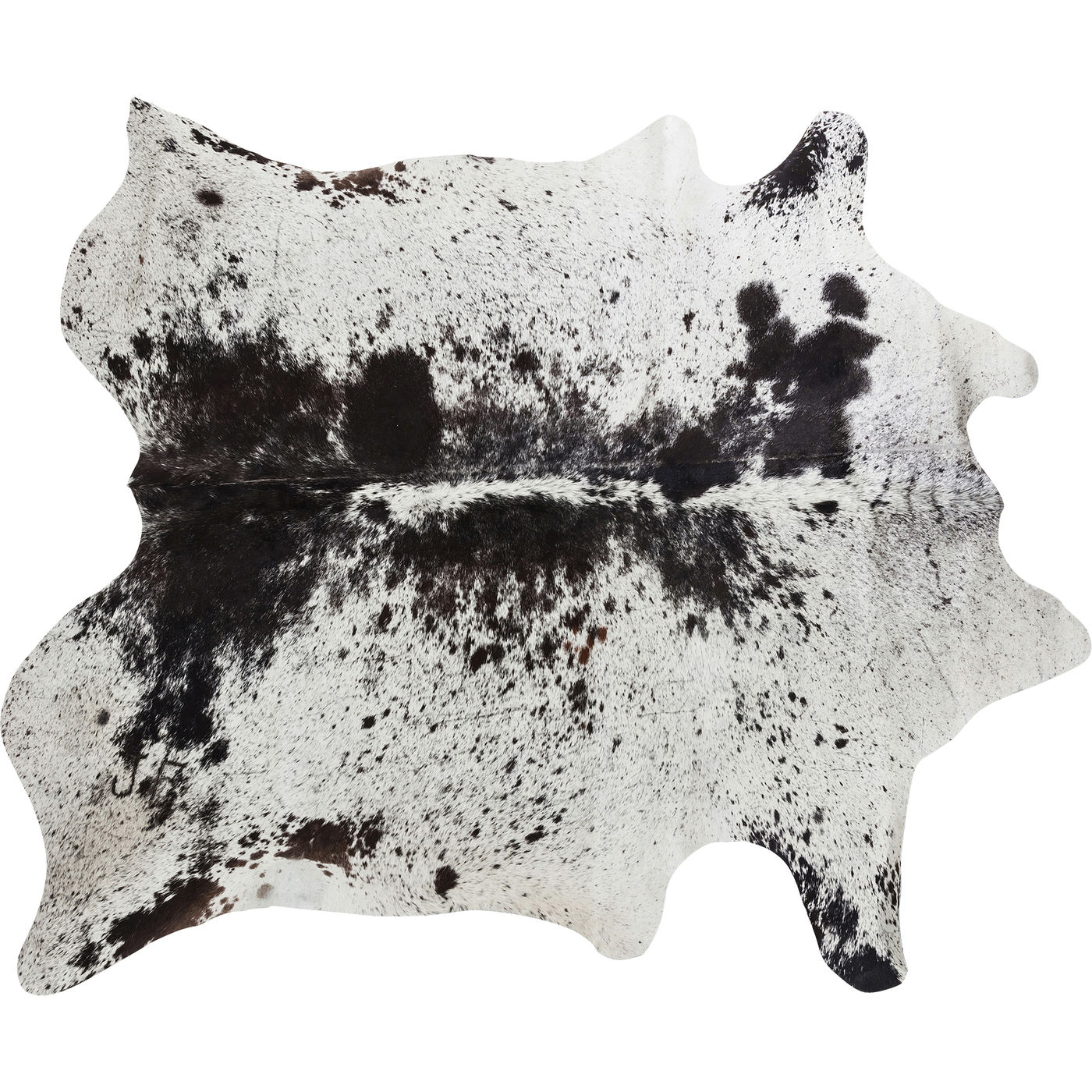 Teppich Hide Schwarz-Weiß 219x242cm