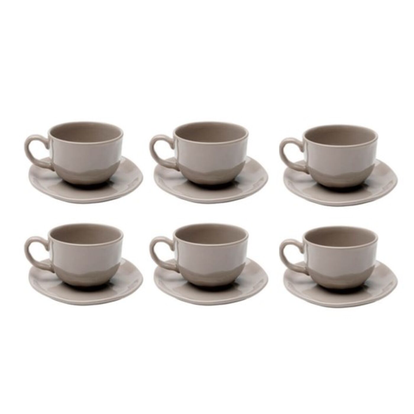 Kaffeetasse Organic Grey (6/tlg.)