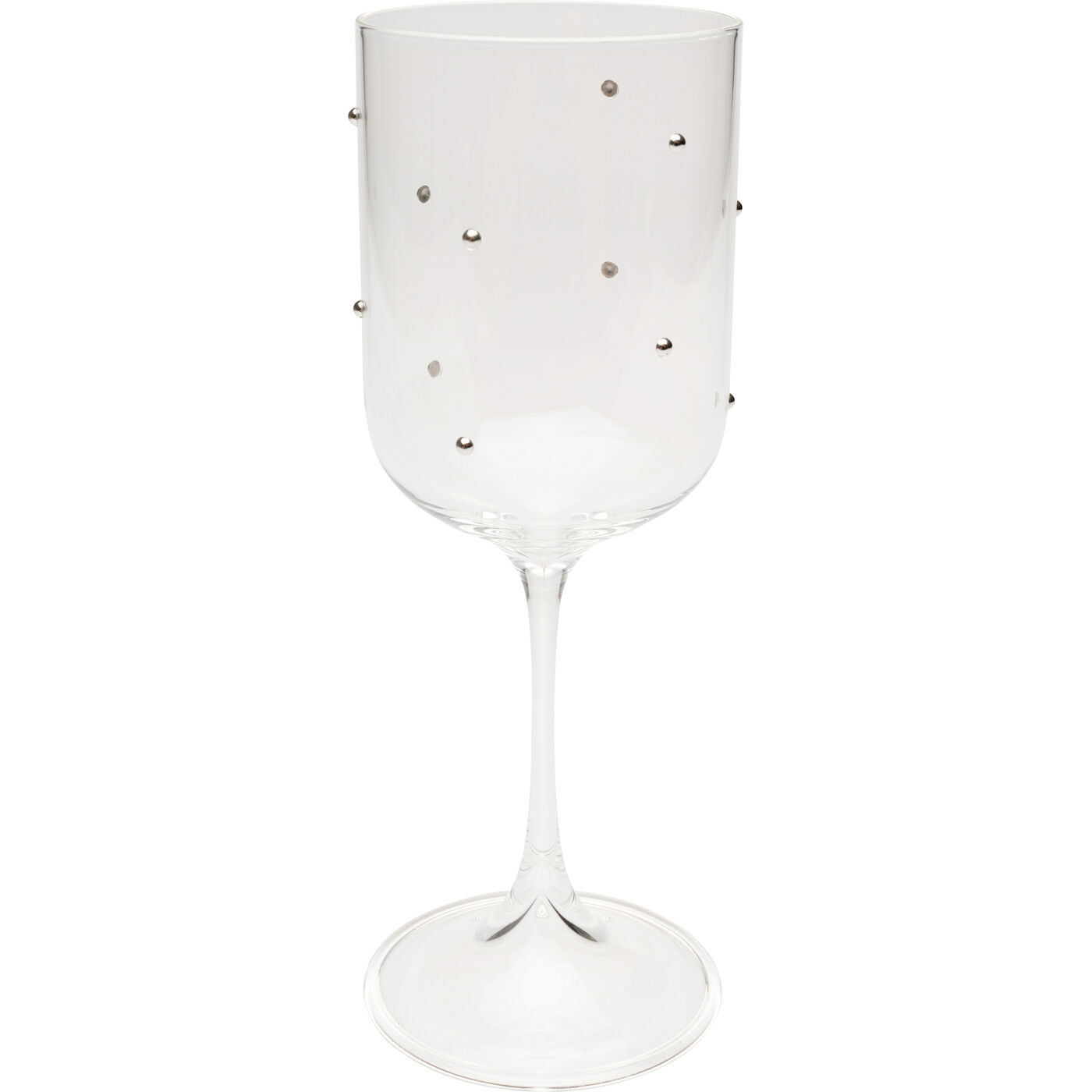 Weißweinglas Glam Dots Silber 22cm