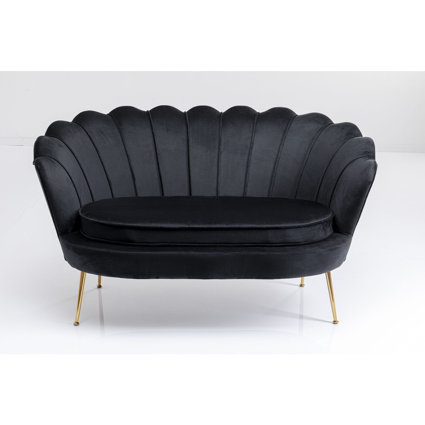 Sofa Water Lily 2-Sitzer Gold Schwarz