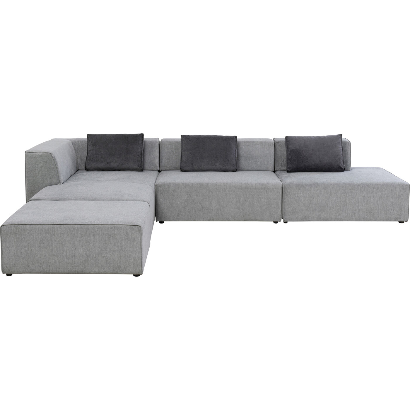 Ecksofa Infinity Atlanta Grau Links