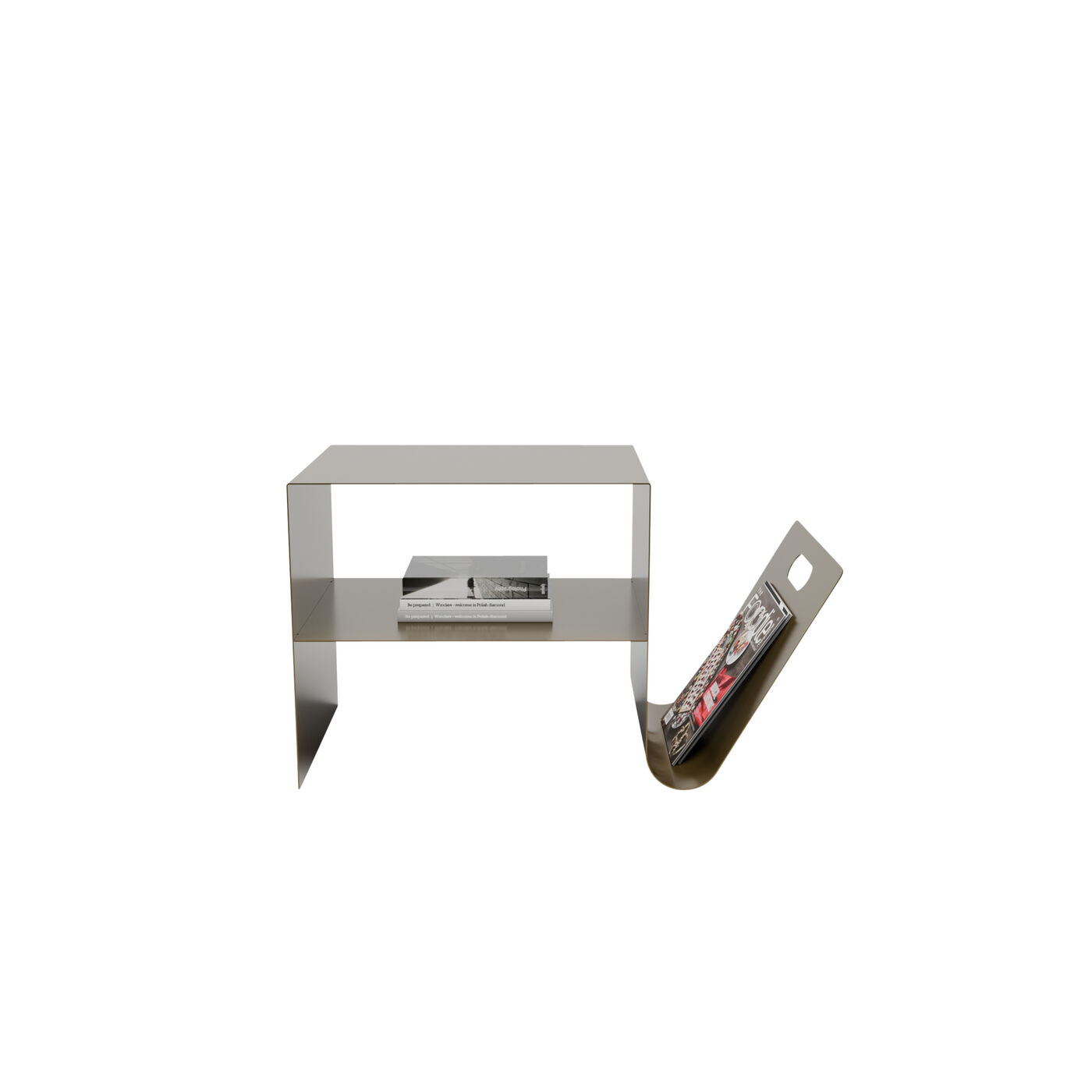 Beistelltisch Lounge News Bronze