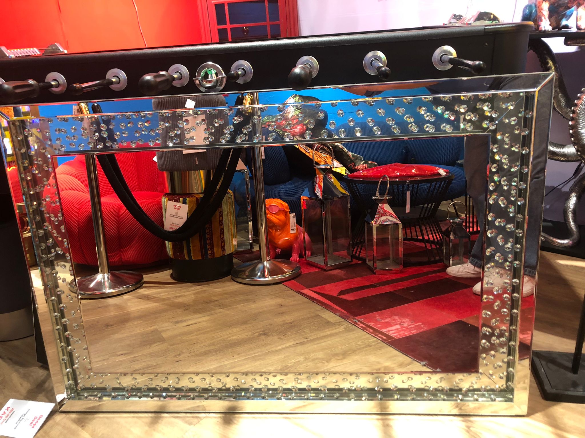 KARE Green Spiegel Frame Raindrops 120x80 OCCASION