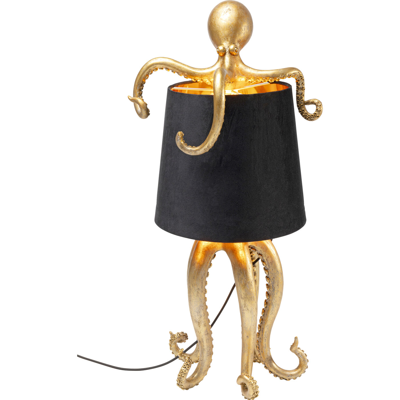 Tischleuchte Octopus Gold/Black 60cm