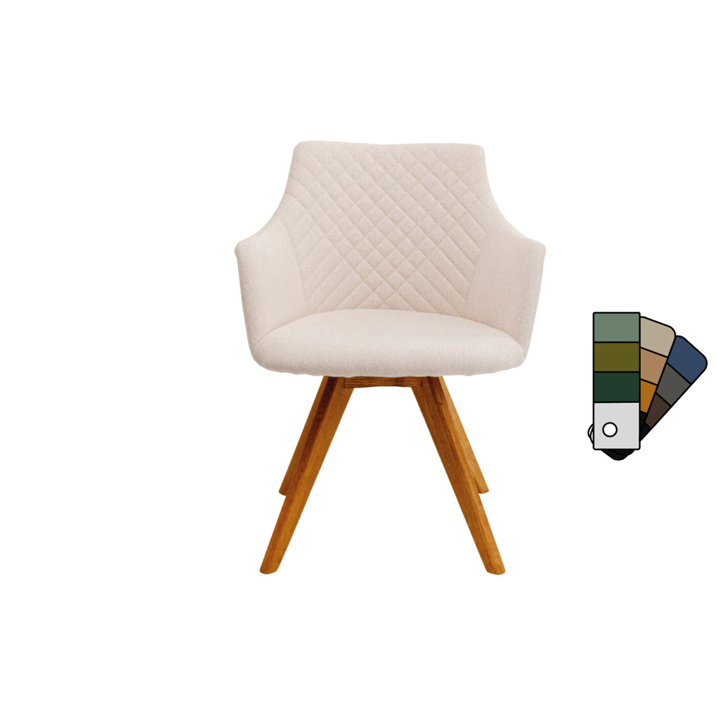 Drehstuhl Coco Wood Kat 1 Individual