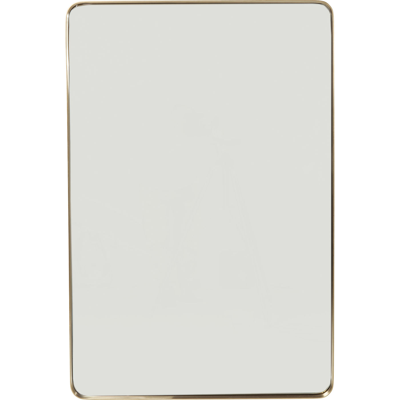 Wandspiegel Curve Brass 80x120cm