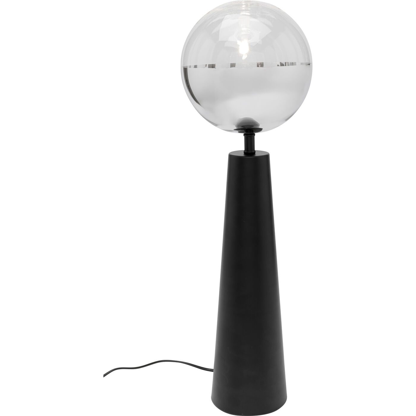 Tischleuchte Disco Ball Schwarz 64cm