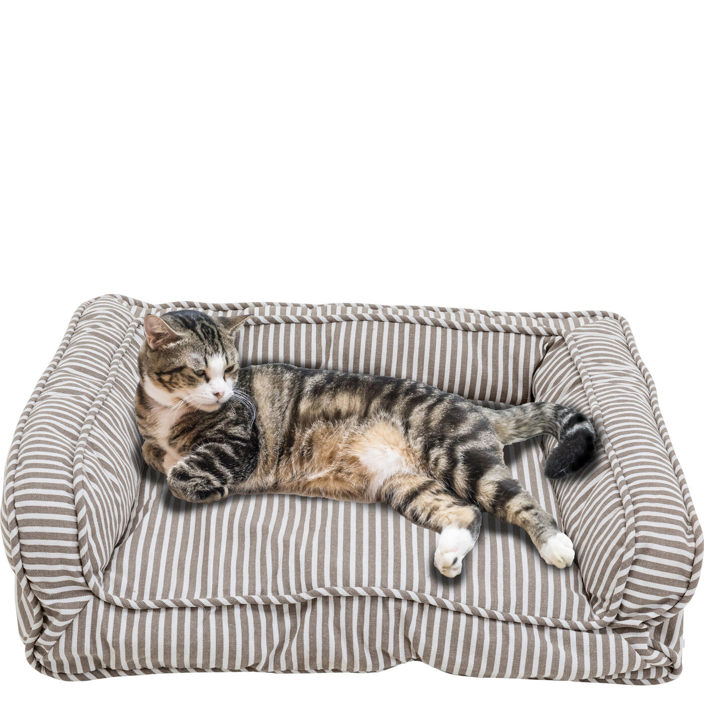 Hunde/Katzenbett Stripes Grau