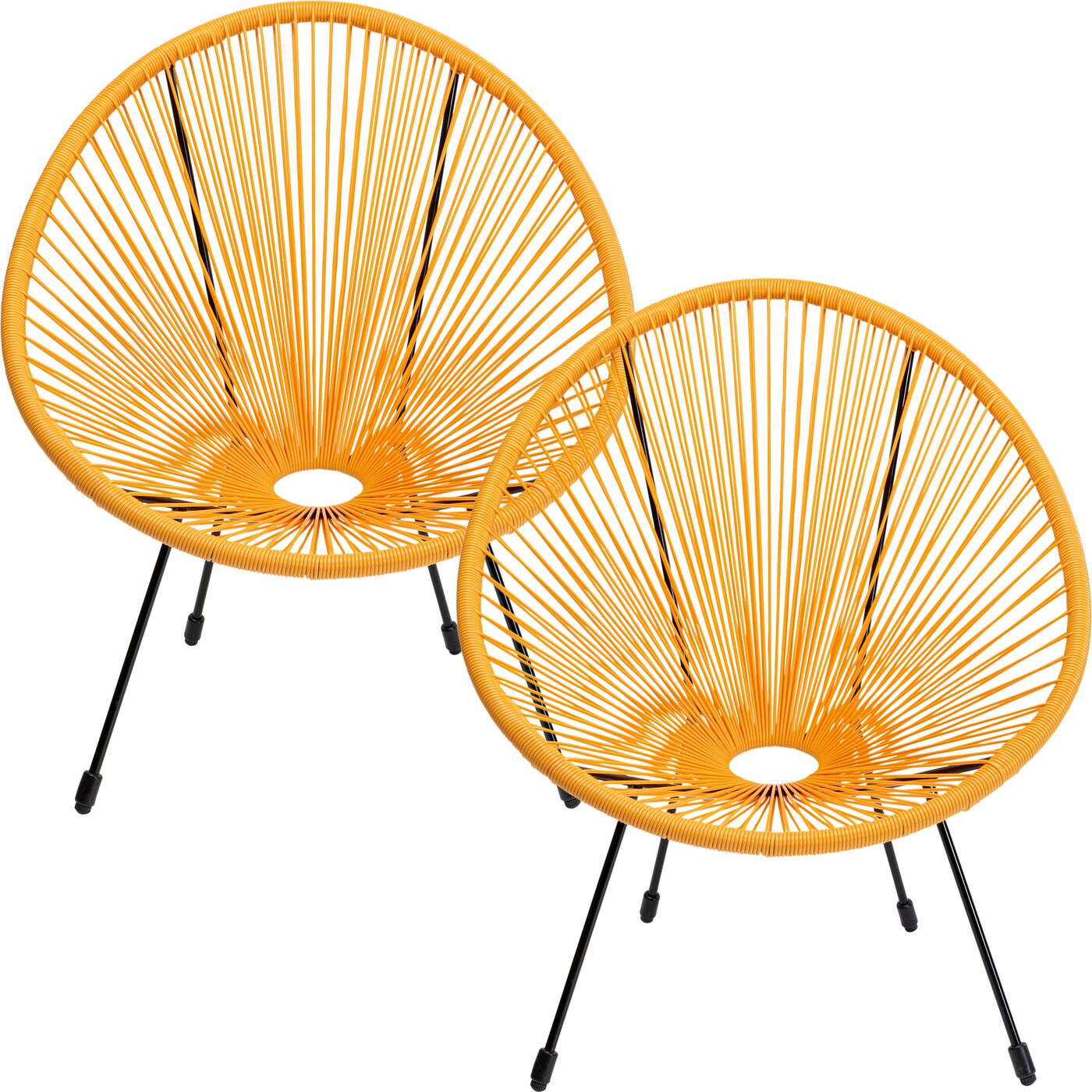 Sessel Acapulco Gelb 2/Set