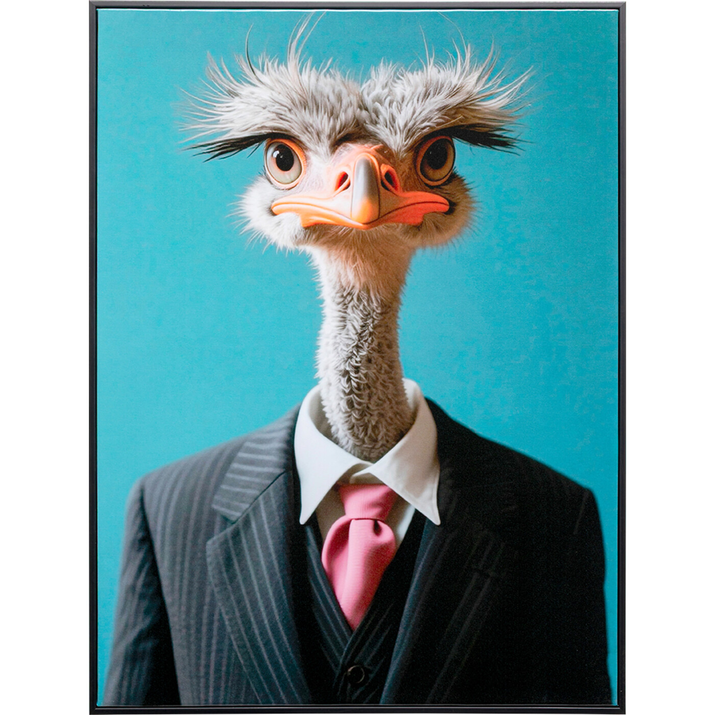 Leinwandbild Mister Ostrich 45x60cm