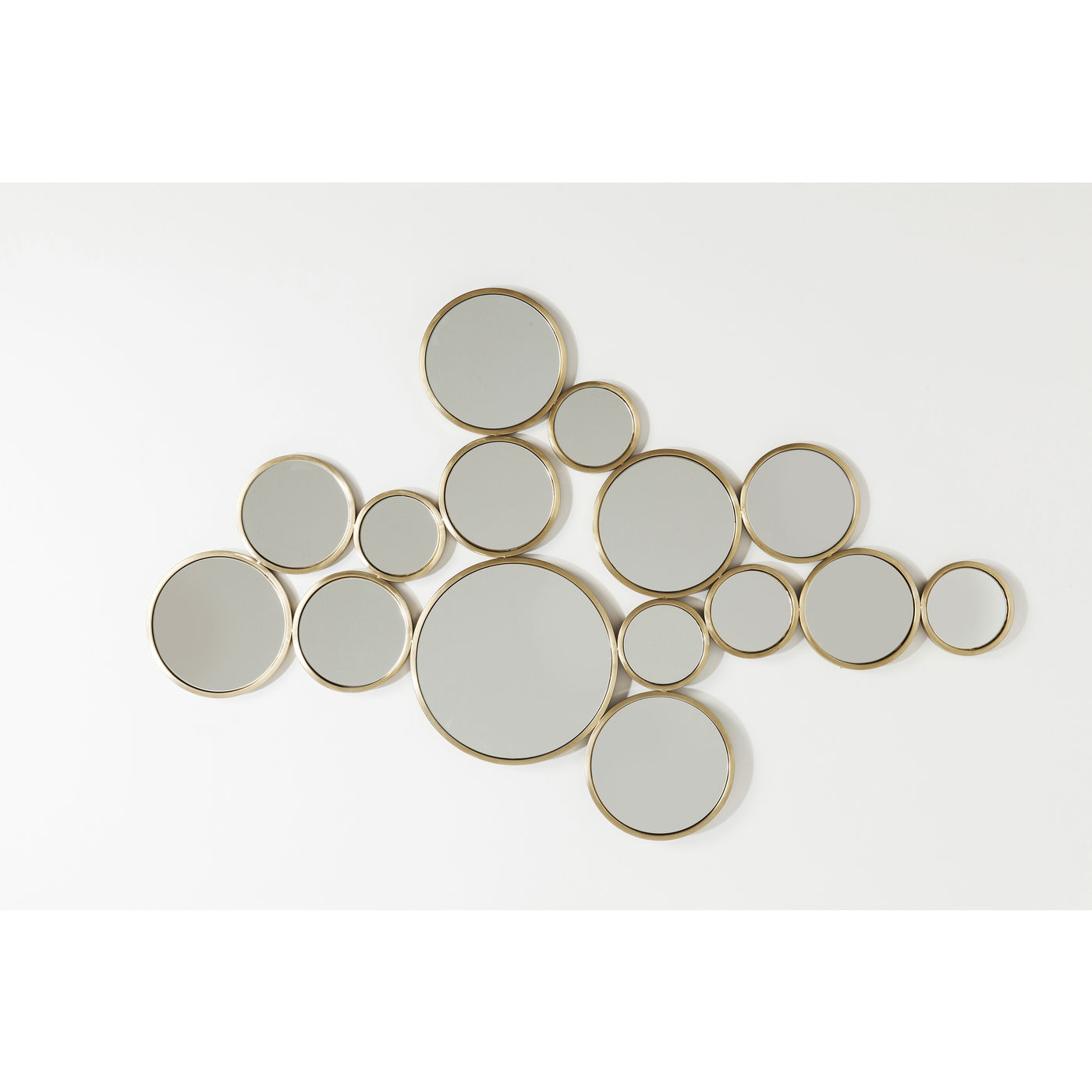 Spiegel Bubbles Brass 38x93cm